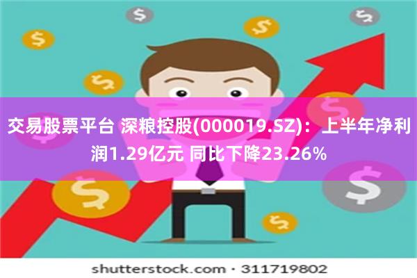 交易股票平台 深粮控股(000019.SZ)：上半年净利润1.29亿元 同比下降23.26%