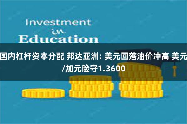 国内杠杆资本分配 邦达亚洲: 美元回落油价冲高 美元/加元险守1.3600