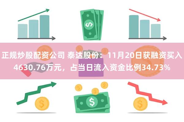 正规炒股配资公司 泰达股份：11月20日获融资买入4630.76万元，占当日流入资金比例34.73%