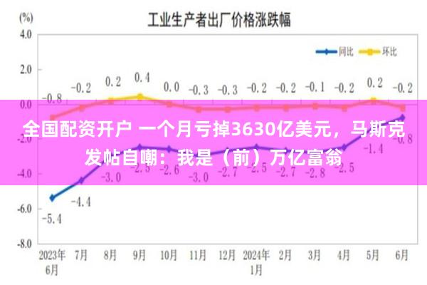 全国配资开户 一个月亏掉3630亿美元，马斯克发帖自嘲：我是（前）万亿富翁